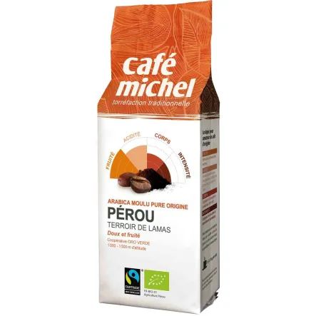 Kawa Fair Trade Mielona Peru Bio 250 g Cafe Michel