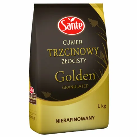 Cukier Trzcinowy Golden Granulated 1 kg Sante 