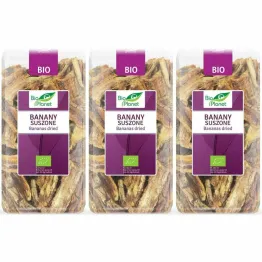 3 x Banany Suszone Bio 400 g - Bio Planet