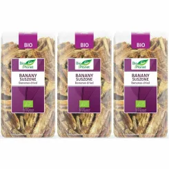 3 x Banany Suszone Bio 400 g - Bio Planet