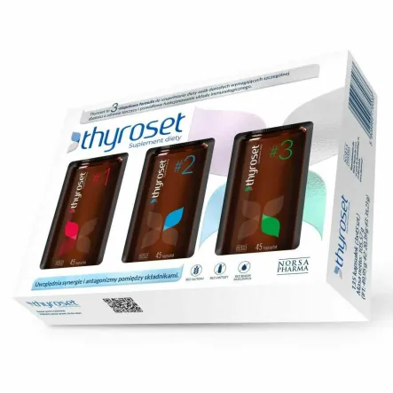 Thyroset 135 Kapsułek (3x 45 Sztuk) - Norsa Pharma