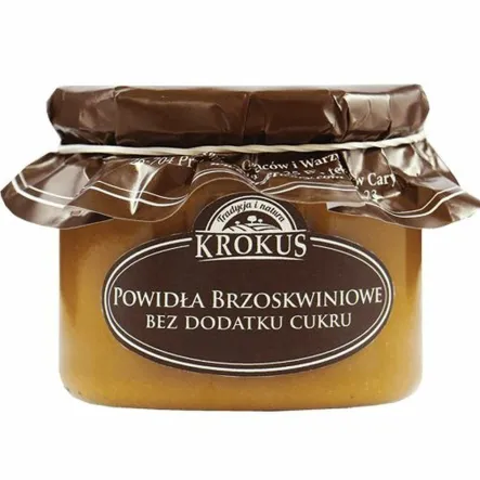 Powidła Brzoskwiniowe Bez Dodatku Cukru 310 g - Krokus