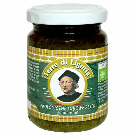 Pesto Genovese Sos Bazyliowy Bio 135 g - Terre Di Liguria
