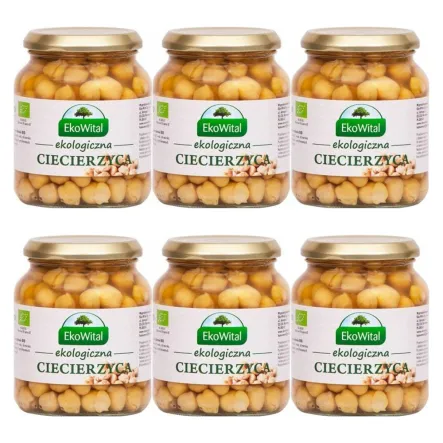 6 x Ciecierzyca w Zalewie BIO 350 g (220 g) - EkoWital