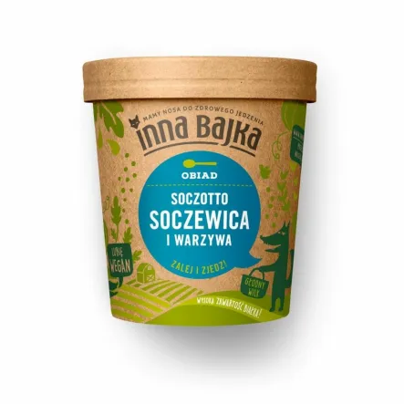 Soczotto Soczewica i Warzywa 70 g - Inna Bajka
