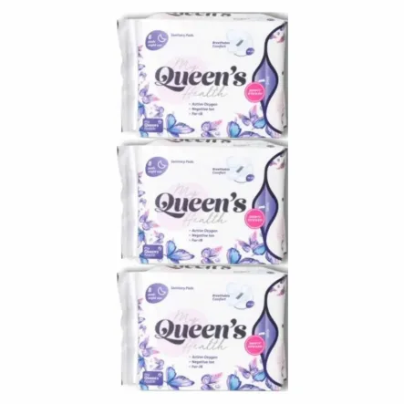 3 x Podpaski Nocne 8 Sztuk - Queen's Health