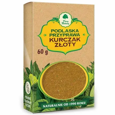 Podlaska Przyprawa Złoty Kurczak 60 g - Dary Natury