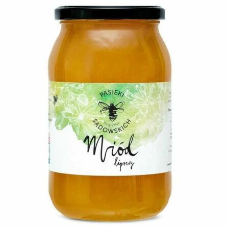 Miód Nektarowy Lipowy 1,2 kg - Pasieki Sadowskich