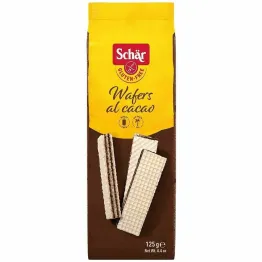 Wafelki z Kremem Kakaowym Bezglutenowe 125 g - Schar