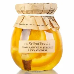 Pomarańcze w Syropie z Cynamonem 260 g (110 g) - Spichlerz