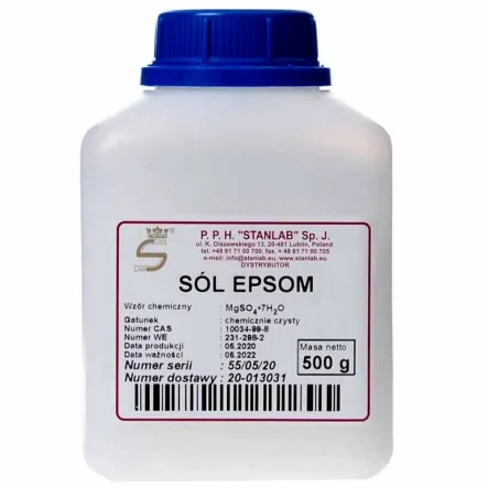Sól Epsom CZDA 500 g - Stanlab