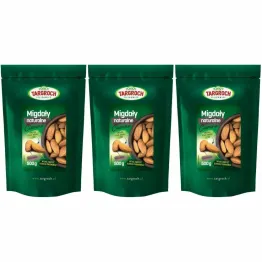 3 x Migdały Naturalne Ciemne 500 g - Targroch