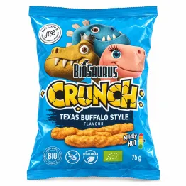Chrupki Kukurydziane Crunch Koperek, Pikle i Ranch Bezglutenowe BIO 75 g - McLloyd's Biosaurus