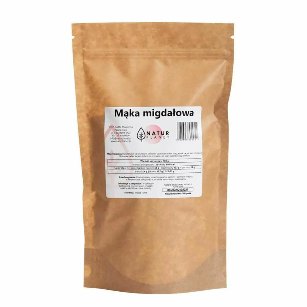 Mąka Migdałowa 500 g - Natur Planet