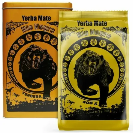 Yerbera Puszka + Mate Rio Negro 400 g