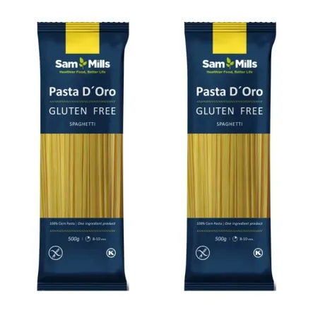 Makaron Bezglutenowy SPAGHETTI 1 kg (2 x 500 g) - SamMills