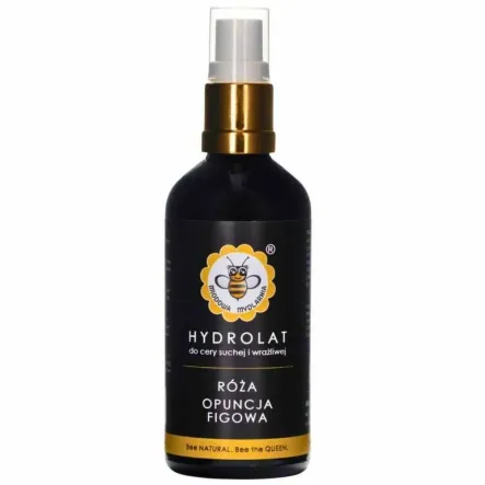 Hydrolat do Cery Suchej i Wrażliwej (Róża, Opuncja Figowa) 100 ml - Miodowa Mydlarnia
