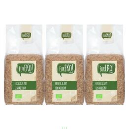 3 x Len Mielony Bio 250 g - Eureko