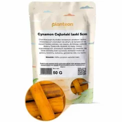 Cynamon Cejloński Laski 5 cm 50 g - Planteon