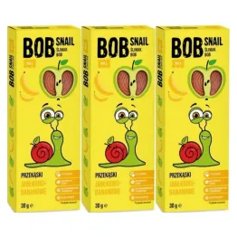 3 x Przekąska Jabłko i Banan 30 g - Bob Snail