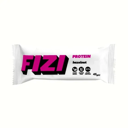 Baton Proteinowy Orzech Laskowy Bez Dodatku Cukru 45 g - FIZI