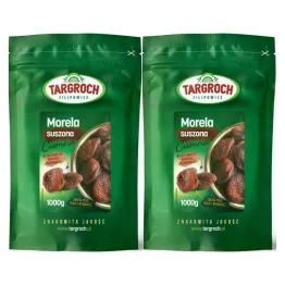 2 x Morele Suszone Ciemne Niesiarkowane 1 kg - Targroch