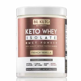 Keto Izolat Białka +MCT Francuska Wanilia 300 g - Beketo
