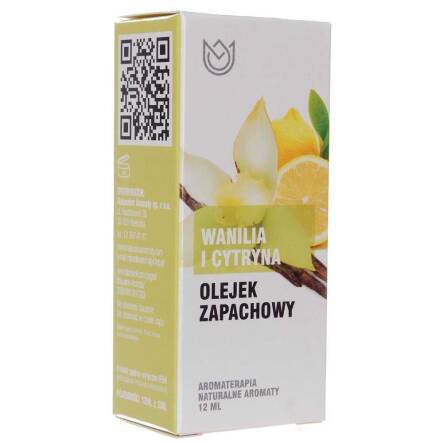 Olejek Zapachowy Wanilia i Cytryna 12 ml - Naturalne Aromaty