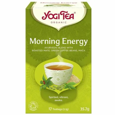 Herbatka Poranna Energia Bio 35,7 g (17 x 2,1 g) - Yogi Tea