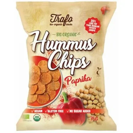 Chipsy z Ciecierzycy Paprykowe Bio 75 G - TRAFO (data: 22.02.2025)