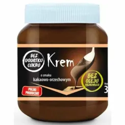 Krem o Smaku Kakaowo - Orzechowym Bez Dodatku Cukru 350 g - CD S.A.