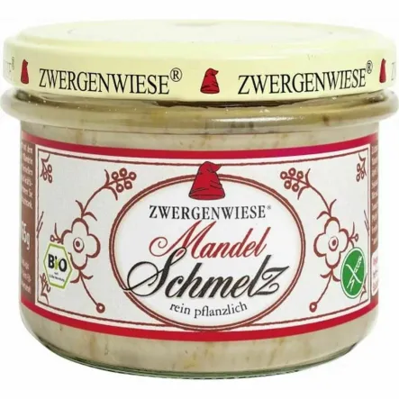 Smalczyk Wegański z Migdałami Bezglutenowy Bio 150 g - Zwergenwiese