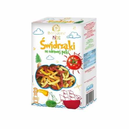 Makaron Kids Świdrzaki ze Zdrowej Paki 250 g - Bartolini