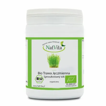 Trawa Jęczmienna Sok Sproszkowany Bio 100 g Natvita