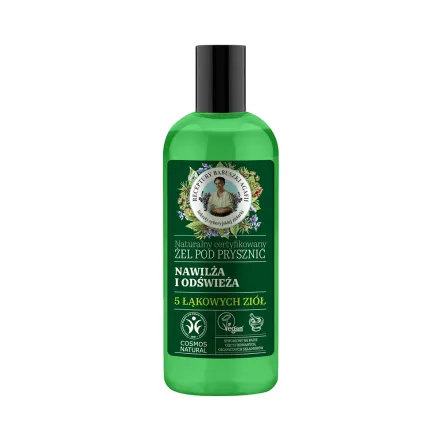 Żel Pod Prysznic Nawilżająco-Odświeżający 260 ml - Agafia
