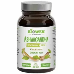 Ashwagandha Ekstrakt 400 mg 120 Kapsułek - Biowen
