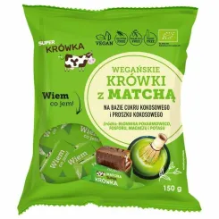 Krówki Wegańskie z Matchą Bio 150 g - Super Krówka