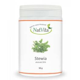 Stewia Ekstrakt 95% 50 g - Natvita