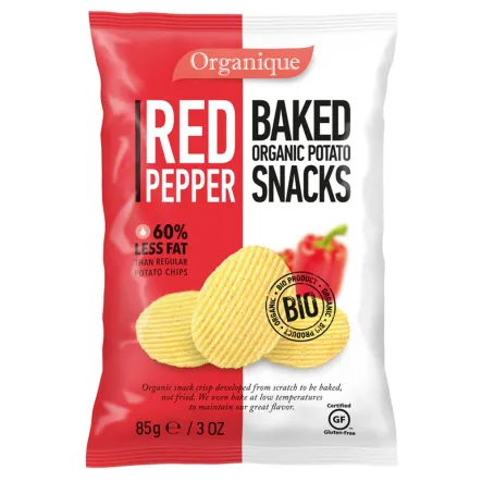 Chipsy Ziemniaczane o Smaku Paprykowym Bio 85 g - McLloyds