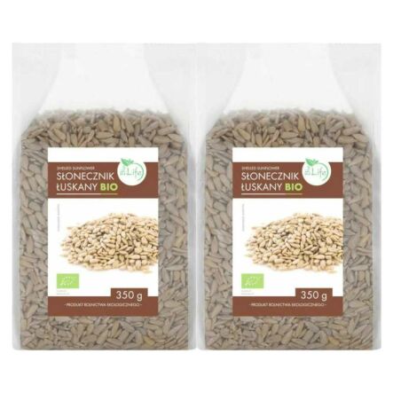 2 x Pestki Słonecznika - Słonecznik Łuskany Bio 350 g - BioLife