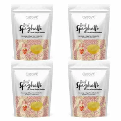 4 x Makaron Konjac Diet Spaghetti Carrot Konjac Noodles Keto Friendly 400 g (250 g) - OstroVit