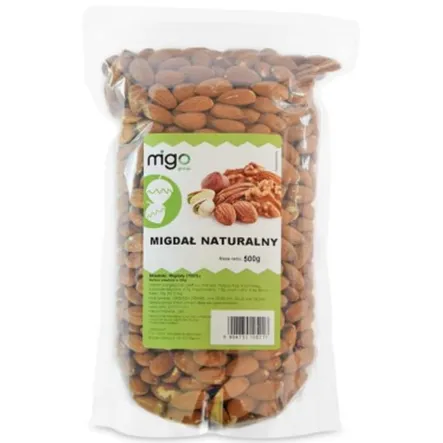 Migdał Naturalny 500 g MIGOgroup