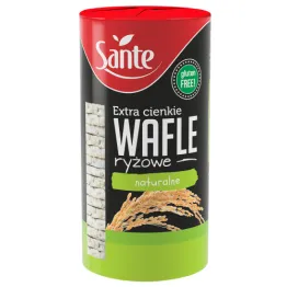 Extra Cienkie Wafle Ryżowe Naturalne 110 g Sante 