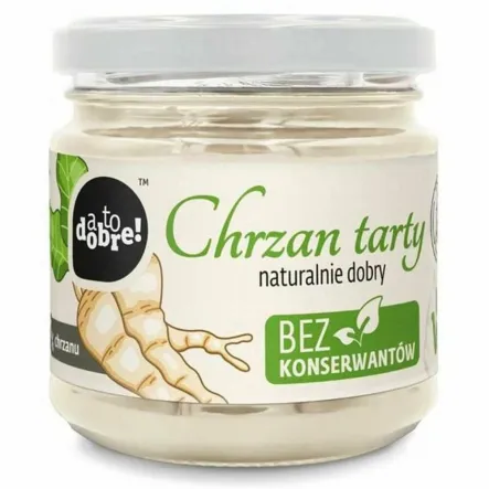 Chrzan Tarty Niepasteryzowany 200 g - A To Dobre!