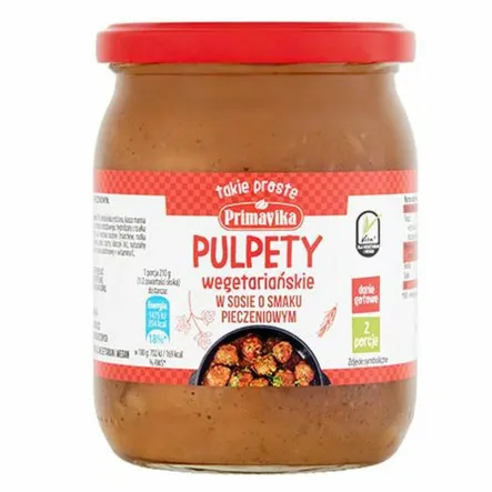 Pulpety Wegetariańskie w Sosie Pieczeniowym 