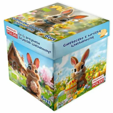 Ciasteczka z Wróżbą na Wielkanoc Bio 6 Sztuk (36 g) - D&D Fun Cookies