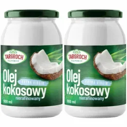 Zestaw 2 x Olej Kokosowy Extra Virgin Nierafinowany 900 ml - Targroch