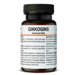 Ginkogins - Miłorząb Japoński +Żeń-Szeń 30 Kapsułek - Herbapol