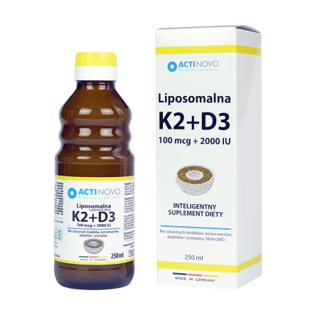 Liposomalna Witamina K2+D3 125 Dni 250 ml MyVita 