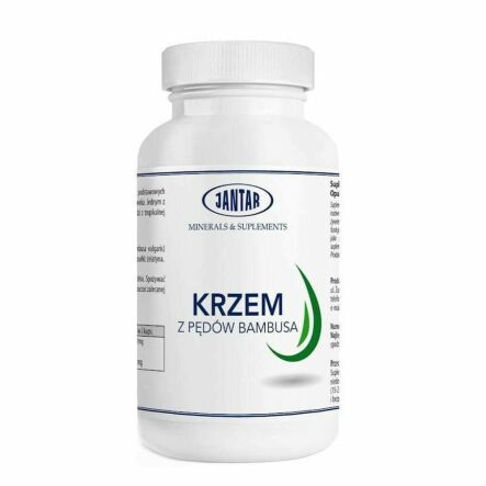 Krzem z Pędów Bambusa 90 Kapsułek - Jantar